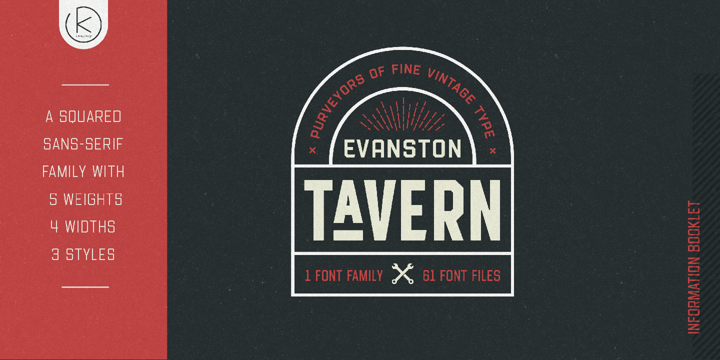 Ejemplo de fuente Evanston Tavern 1826 #13